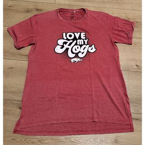Arkansas Razorbacks Three Square Royce Apparel Short Sleeve T-Shirt 2XL EUC